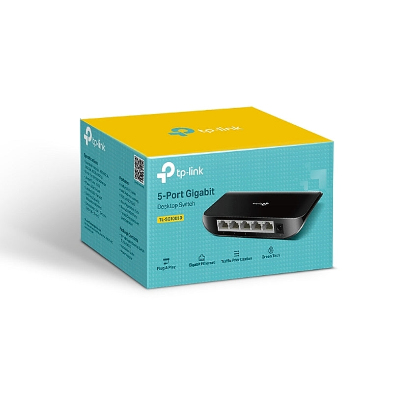 TP-Link 5-Port Gigabit Desktop Switch | TL-SG1005D