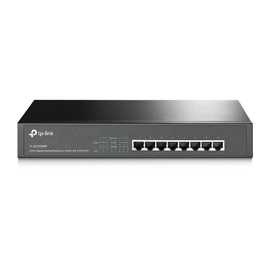 TP-Link 8-Port Gigabit Desktop/Rackmount Switch with 8-Port PoE+ | TL-SG1008MP