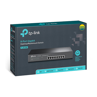 TP-Link 8-Port Gigabit Desktop/Rackmount Switch | TL-SG1008