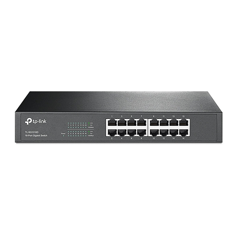 TP-Link 16-Port Gigabit Desktop/Rackmount Switch | TL-SG1016D