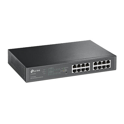 TP-Link 16-Port Gigabit Easy Smart Switch with 8-Port PoE+ | TL-SG1016PE