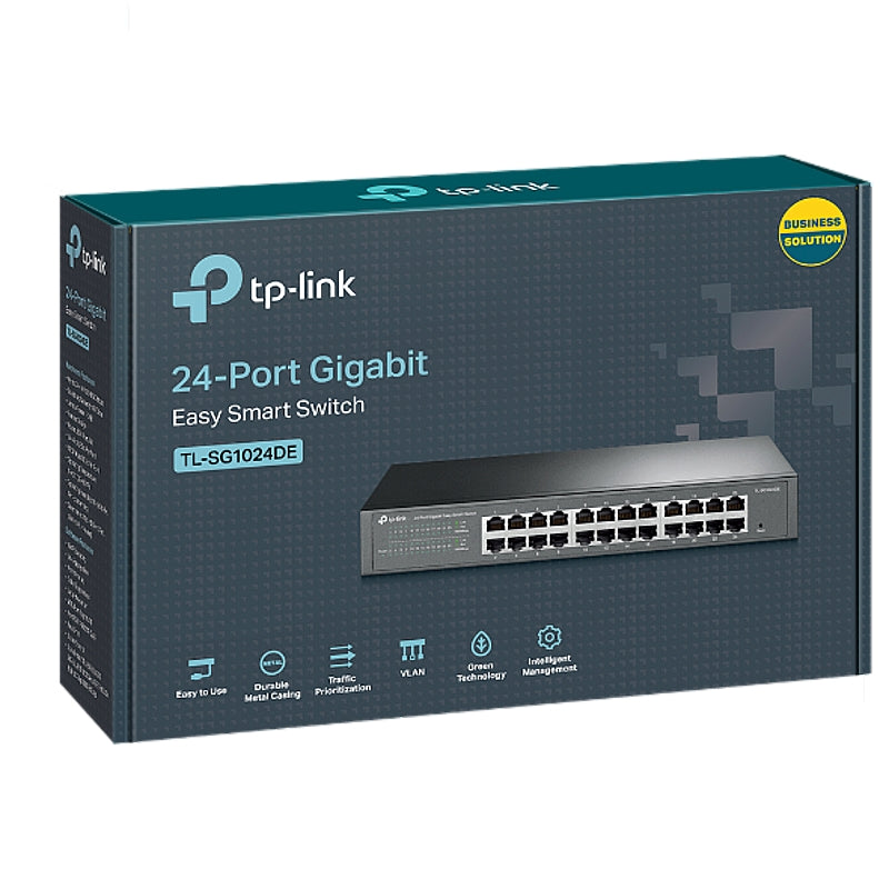 TP-Link 24-Port Gigabit Easy Smart Switch | TL-SG1024DE