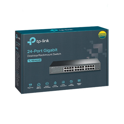 TP-Link 24-Port Gigabit Desktop/Rackmount Switch | TL-SG1024D
