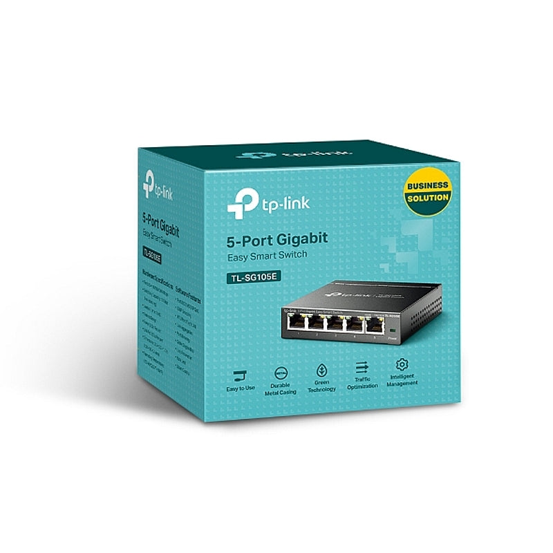 TP-Link 5-Port Gigabit Easy Smart Switch | TL-SG105E