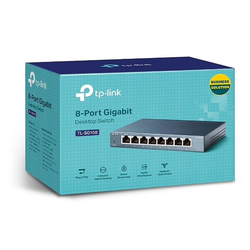 TP-Link 8-Port Gigabit Desktop Switch | TL-SG108