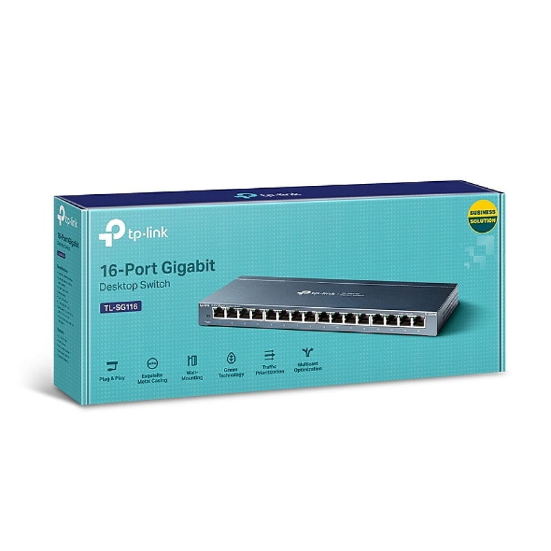 TP-Link 10-Port Gigabit Desktop Switch with 8-Port PoE+ | TL-SG1210MP