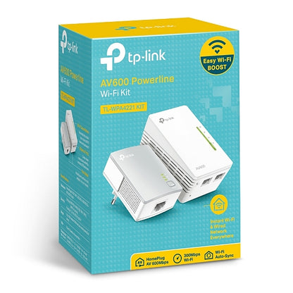 TP-Link 300Mbps AV600 Powerline Wi-Fi Extender Starter Kit | TL-WPA4221 KIT
