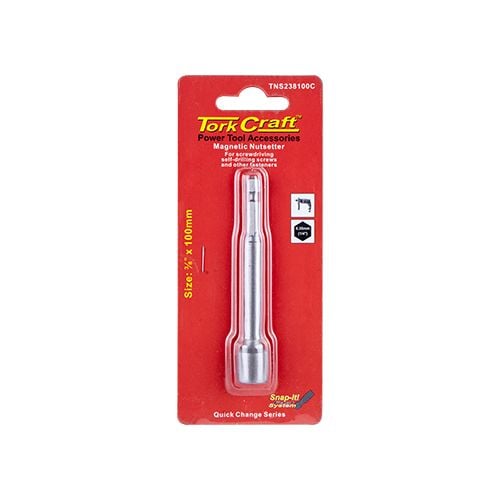 Nutsetter magnetic 3/8'x 100mm 1/card(TNS238100C)