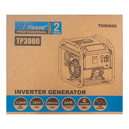 Tp Inverter Trade Professional TP 3000 4S Inverter Generator, 7HP (AVR) | TOOI600 ...
