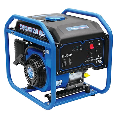 Trade Professional TP 3000 4S Inverter Generator, 7HP (AVR) | TOOI600