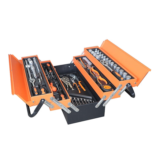 Fragram EDGE 85 Piece 5-Tray Cantilever Toolbox Kit (1/4" & 1/4") | TOOT2643