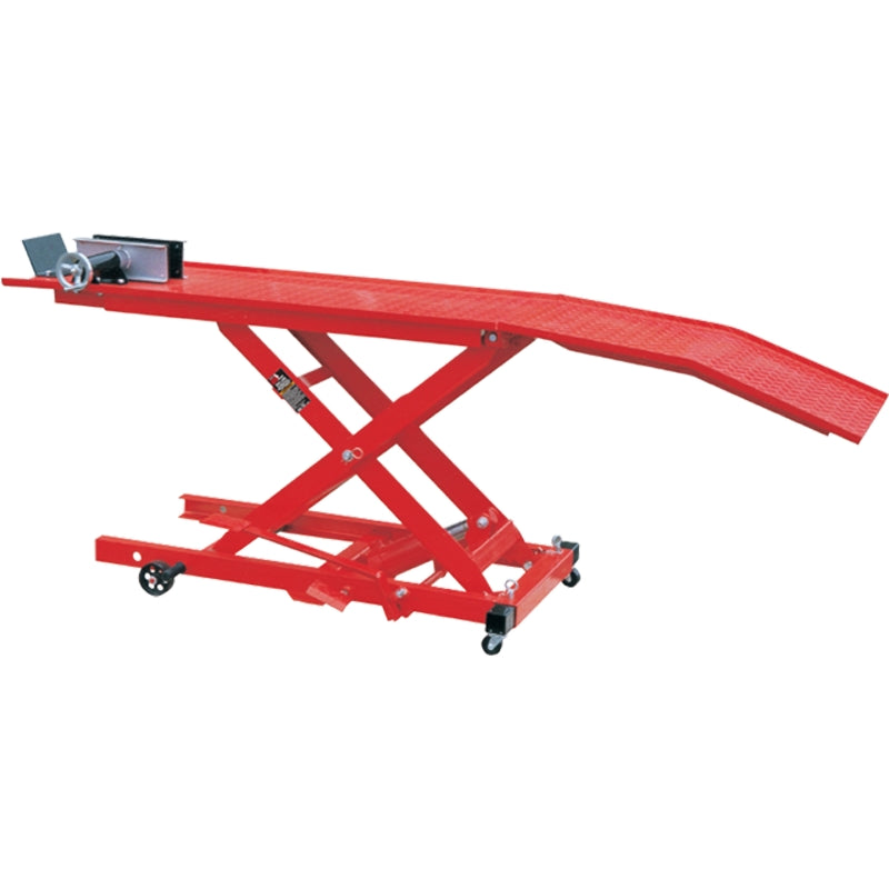 BIG RED Manual Motorcycle Lift 100-400mm, 500 Kg | TRM01103