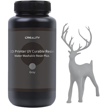 Creality Water Washable UV Resin Plus, 500g, Grey | CRE113