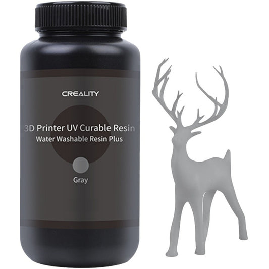 Creality Water Washable UV Resin Plus, 500g, Grey | CRE113
