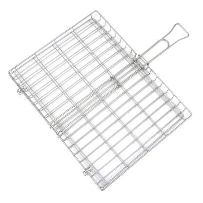 Kaufmann Medium Adjustable Box Braai Grid, Stainless Steel, 43 x 33cm | V0404181