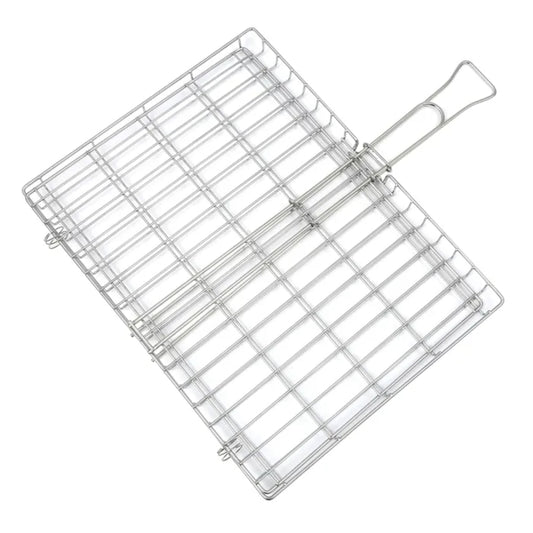 Kaufmann Medium Adjustable Box Braai Grid, Stainless Steel, 43 x 33cm | V0404181