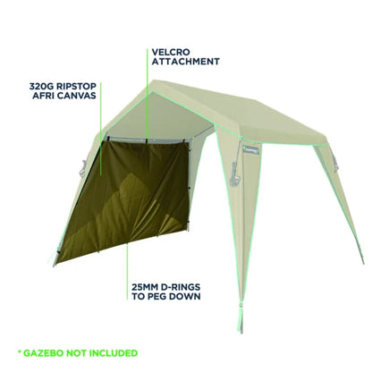 Kaufmann X Afri-Canvas Side Wall for Compact Gazebo, 2.8 x 2.2M | V0404604