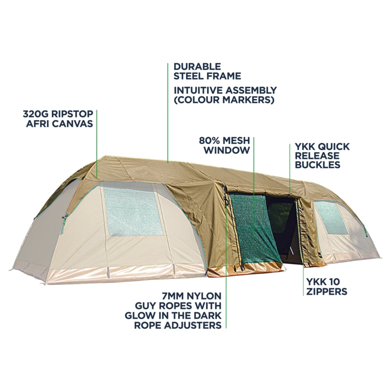 Kaufmann X Afri-Canvas Double Connector for Dome Tents | V0404608