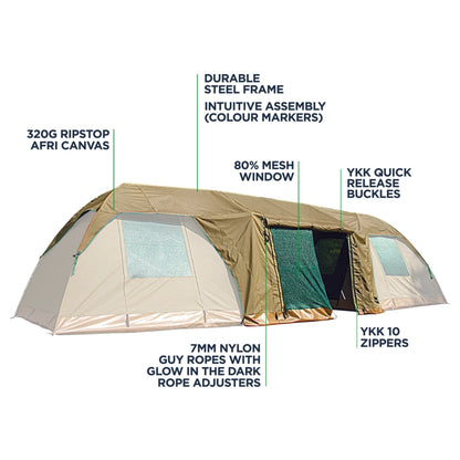 Kaufmann X Afri-Canvas Double Connector for Dome Tents | V0404608