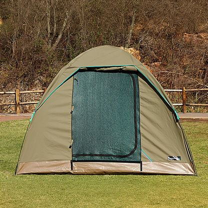 Kaufmann X Afri-Canvas Dome Tent with Skull Cap, 3.0 x 3.0M | V0404617