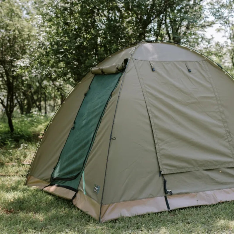 Kaufmann X Afri-Canvas Dome Tent with Skull Cap, 2.1 x 2.1M | V0404618
