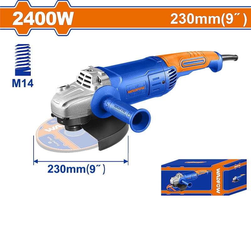WADFOW 20V Cordless Angle Grinder, 230mm (Solo Unit) | WAG852401