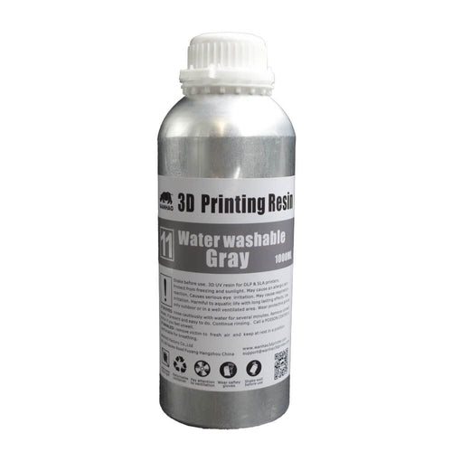 Wanhao Water Washable Resin, 1kg, Grey | WAN630
