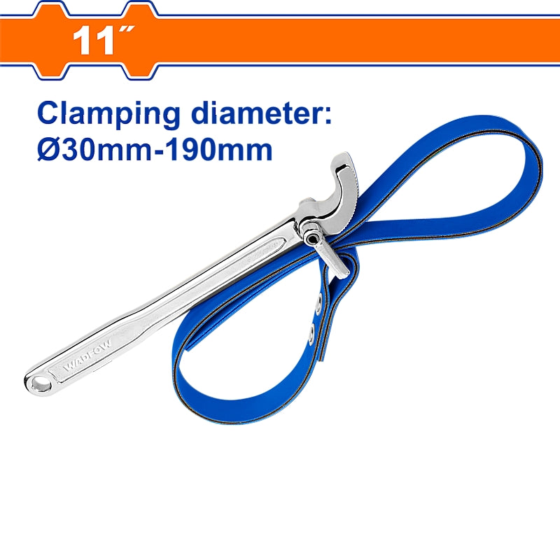 WADFOW 11" Belt Strap Wrench, 30-190mm | WAW3311
