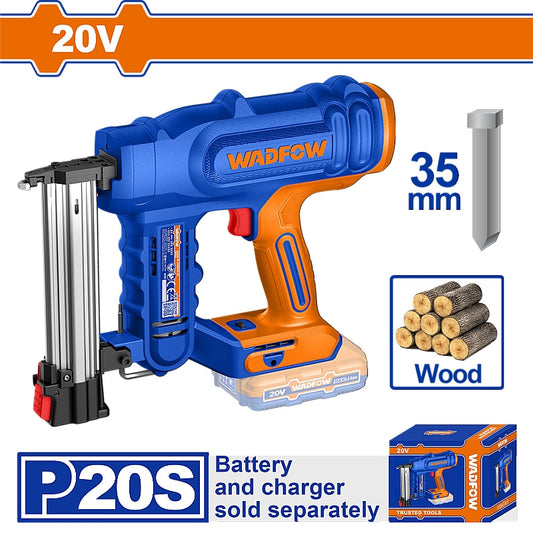 WADFOW 20V Cordless Brad Nailer, F15-F35 (Solo Unit) | WBJ1305
