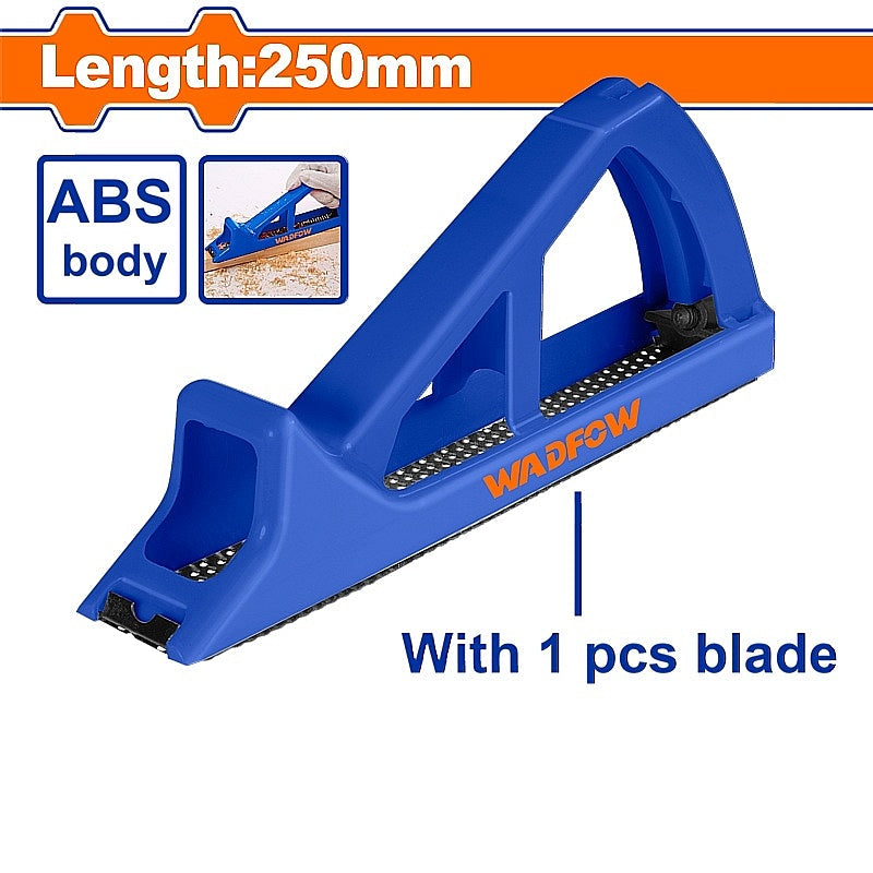 WADFOW Rasp Block Plane, ABS, 250mm | WBP1102