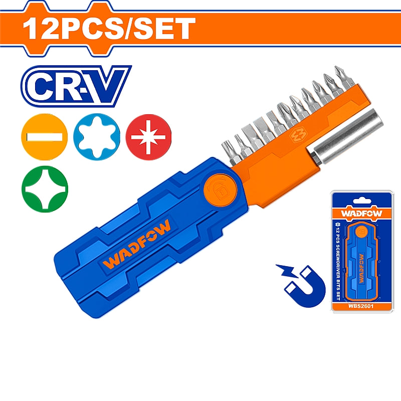 WADFOW 12 Piece Screwdriver Bits Set | WBS2601