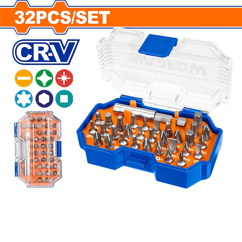 WADFOW 32 Piece Screwdriver Bits Set | WBS3B32