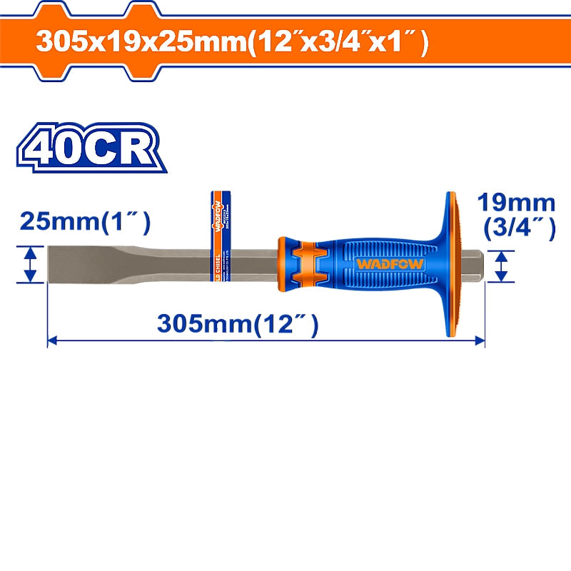 WADFOW Cold Chisel, 25 x 19 x 305mm | WCC2312