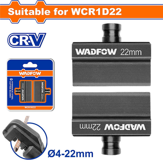 WADFOW Hydraulic Steel Cutter Blades, 4-22mm | WCR1K22