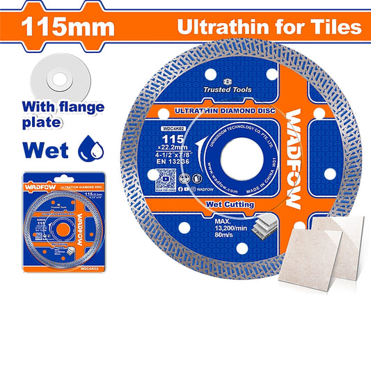 WADFOW Ultrathin Diamond Disc, 115 x 22.2mm | WDC4K02