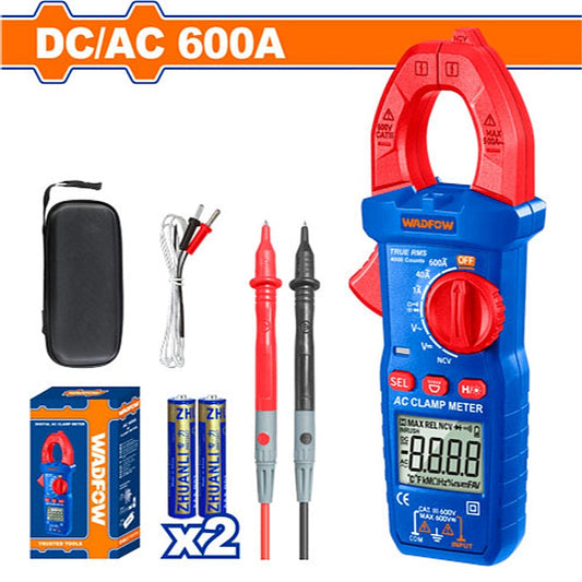 WADFOW Digital Clamp Meter 600A DC/AC | WDM8602