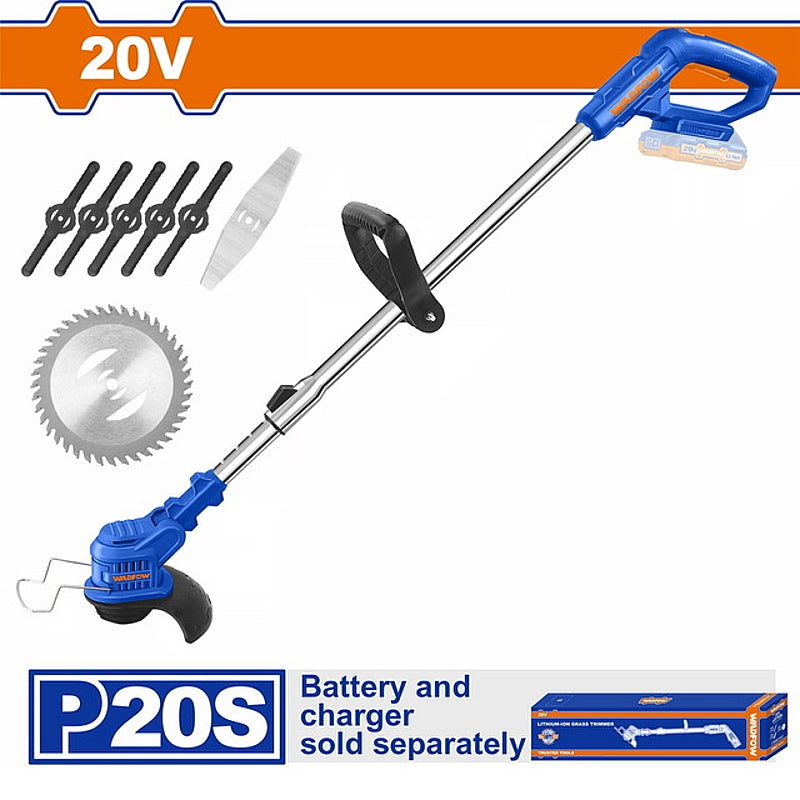 WADFOW 20V Cordles Multifunction Grass Trimmer (Solo Unit) | WGTP510