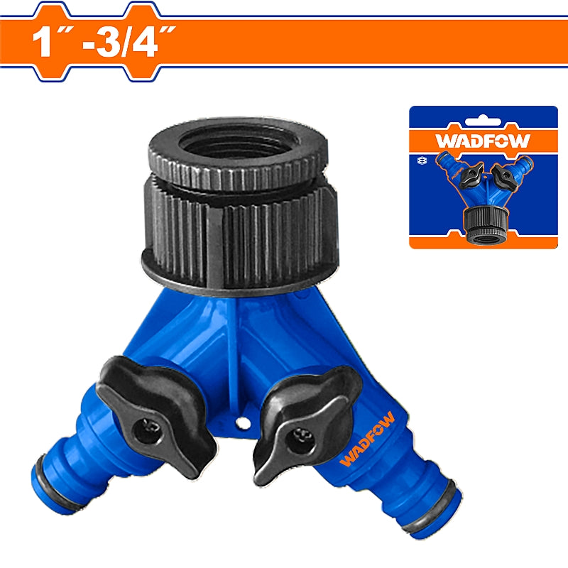 WADFOW Plastic Hose Connector, 1" - 3/4" | WHHC1202
