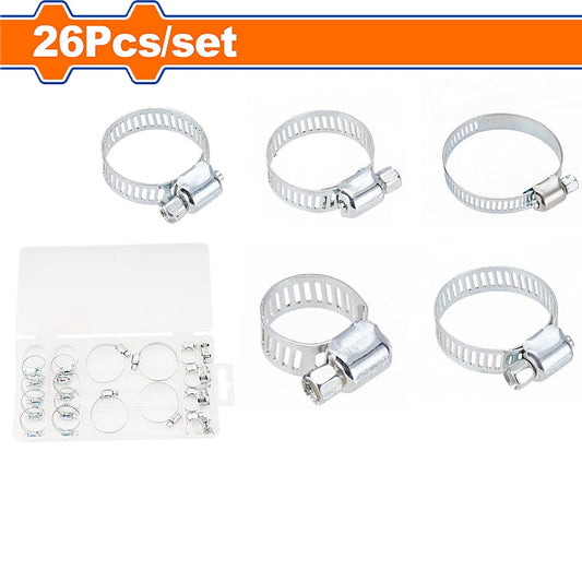 WADFOW 26 Piece Hose Clip Assortment | WHUAB01