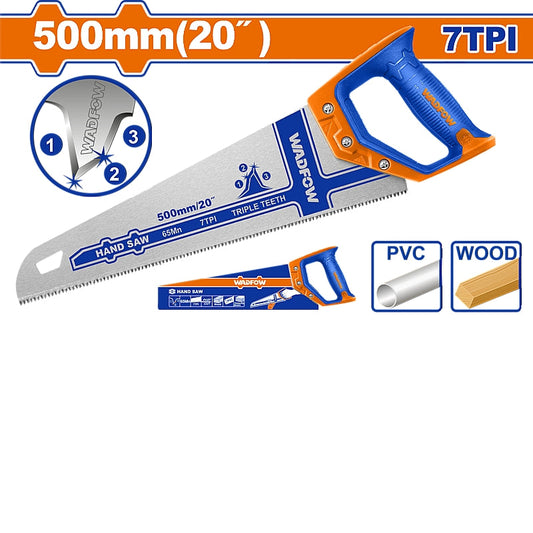 WADFOW 20" Hand Saw (500mm) | WHW8G20