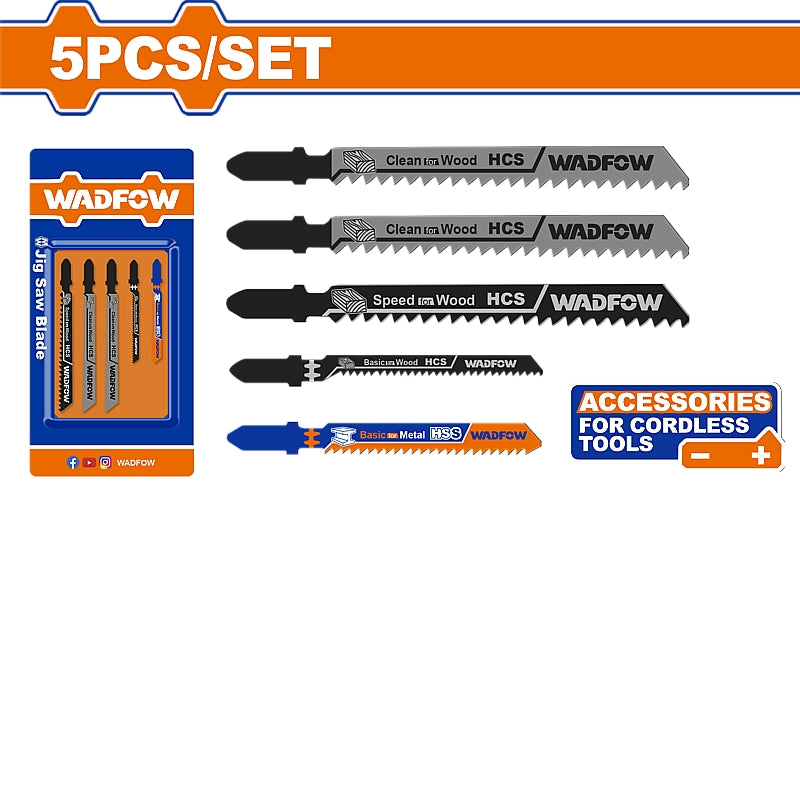 WADFOW Jig Saw Blade Set | WJB5K51