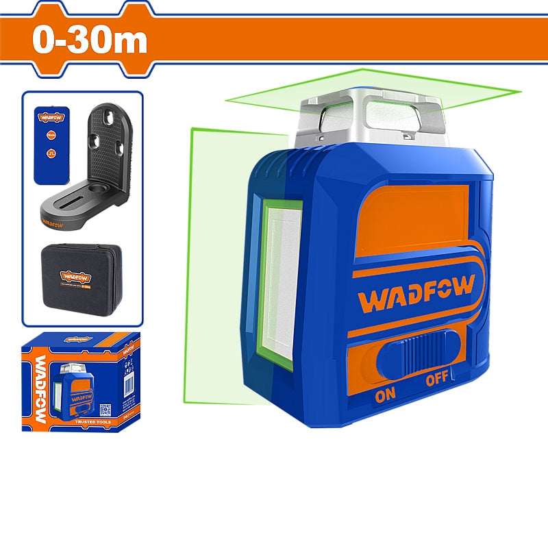 WADFOW Self-Levelling Line Laser, 0-30M | WLE2M05