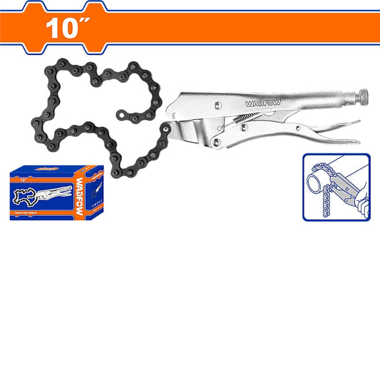 WADFOW 10" Chain Clamp Locking Pliers (250mm) | WLP5510