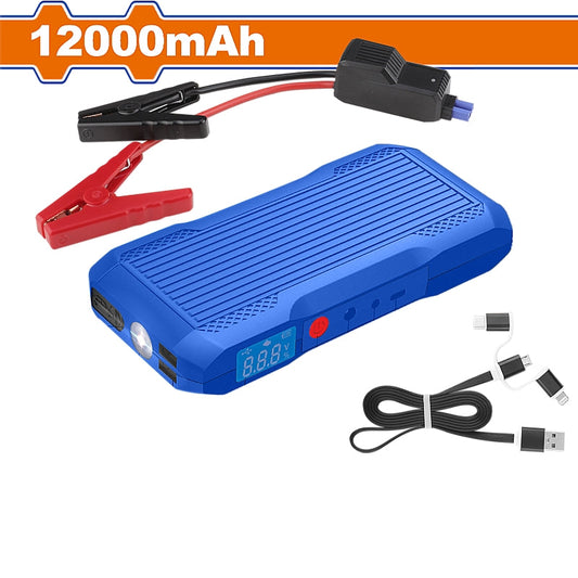 WADFOW 12V Lithium-Ion Jump Starter, 12 000mAh | WLY1512