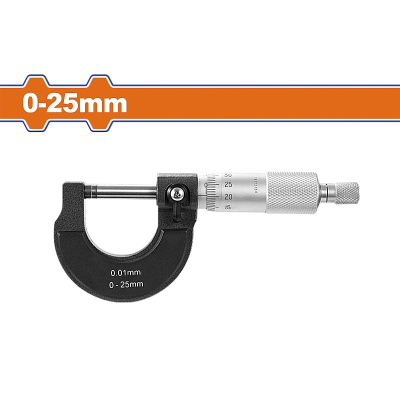 WADFOW Outside Micrometer, 0-25mm | WMCM1P25