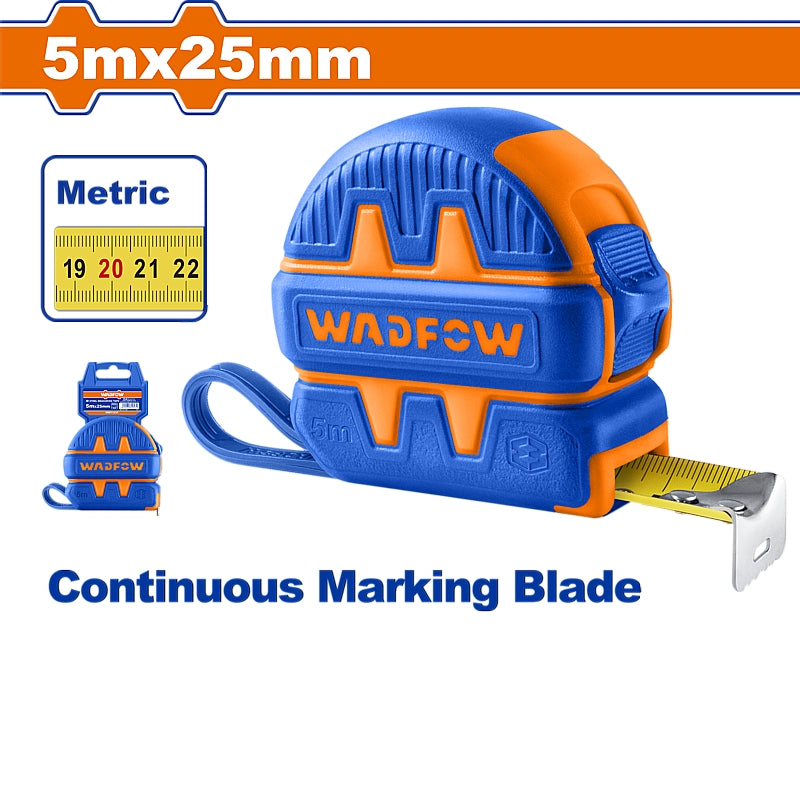 WADFOW Steel Measuring Tape, 25mm x 5M | WMT1231