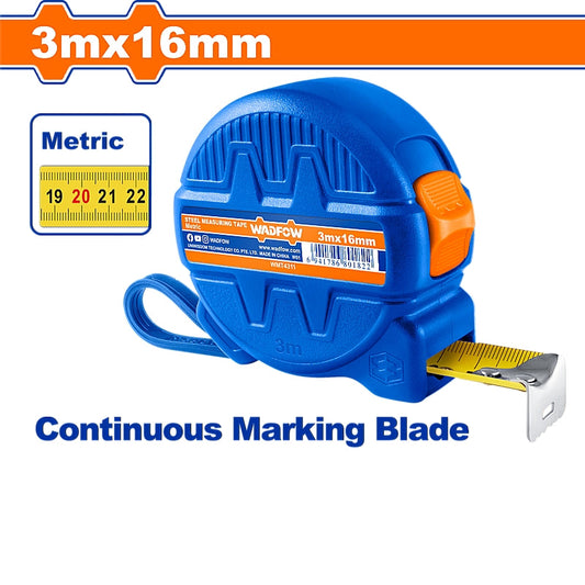WADFOW Steel Measuring Tape, 16mm x 3M | WMT4311