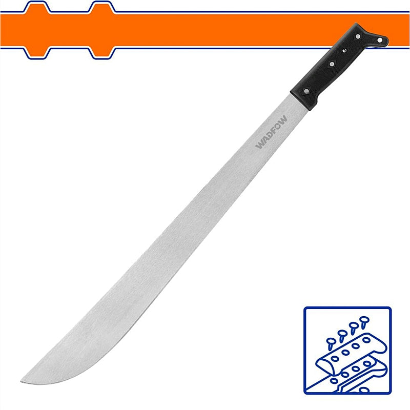 WADFOW 24" Bush Machete, Riveted Handle (600mm) | WNU0124