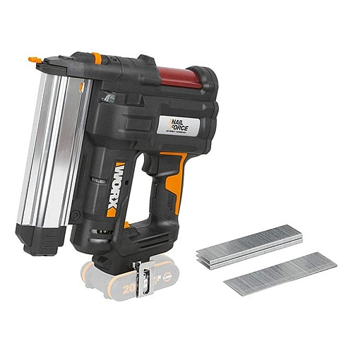 Worx - 20V Cordless NITRO NAIL FORCE 18 Gauge Nail & Staple Gun (Tool Only) | WX840.9