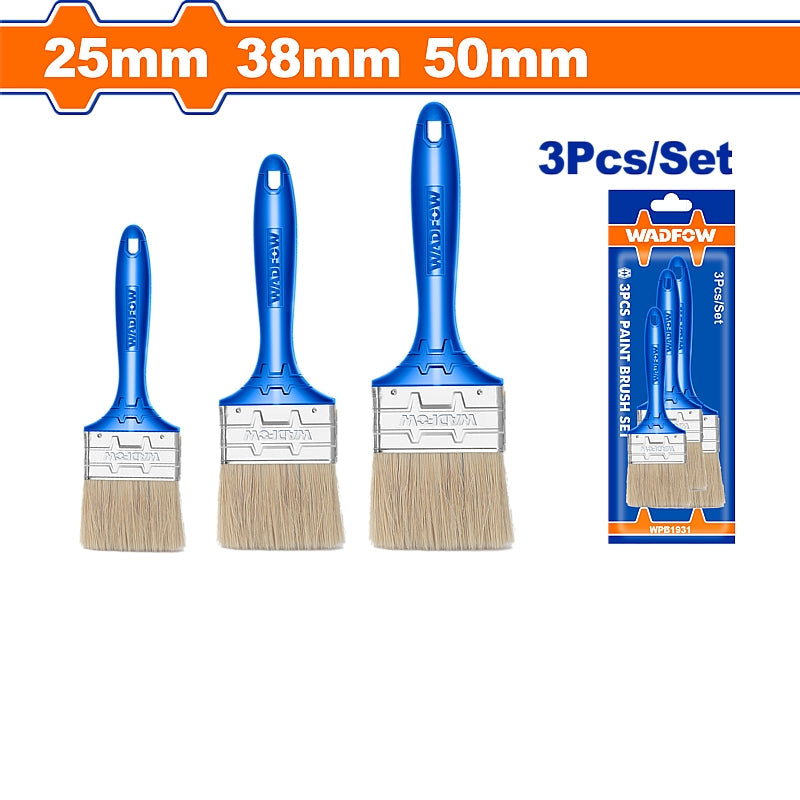 WADFOW 3 Piece Paint Brush Set for Oil-Based Paint | WPB1931